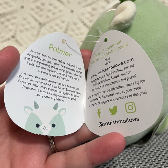 5” Palmer the Green Goat Squishmallow | BNWT - Picture 3 of 5